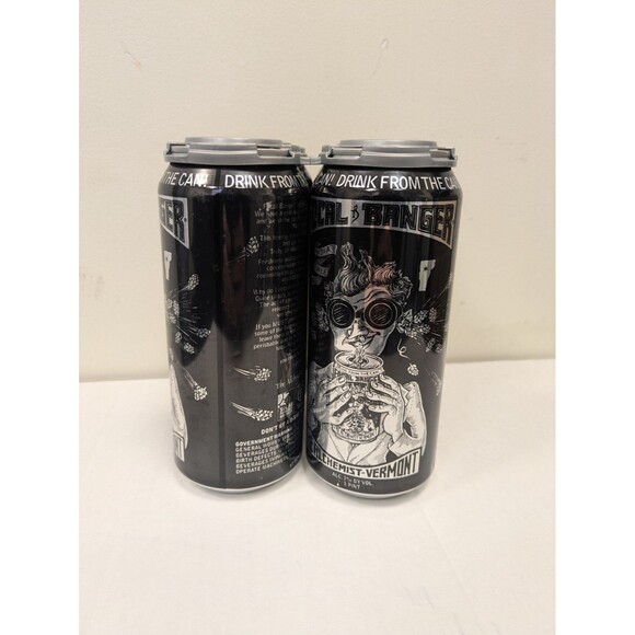 The Alchemist Focal Banger 4 EMPTY Beer Cans Lot & Carrier VT IPA Craft Brewery - Picture 3 of 6